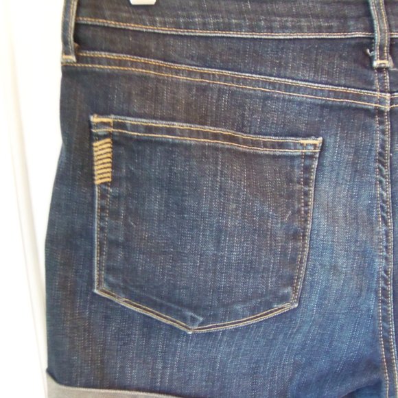 Paige Jimmy Jimmy Cuffed Denim Shorts sz 32 - Picture 5 of 8